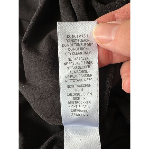 Adrianna Papell Mock Neck Perforated Velvet Side Slit Midi Dress Size Medium - Picture 8 of 9